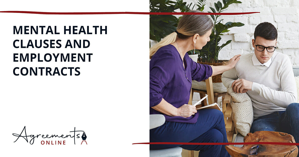 Mental health clauses and the Employment Contract