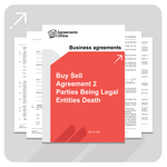 Buy & Sell Agreement - 2 Parties being legal entities. Death only
