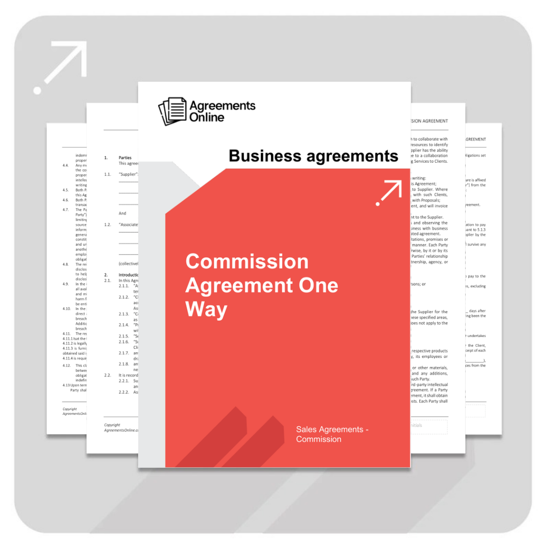 Commission Agreement Template - Referral - South Africa