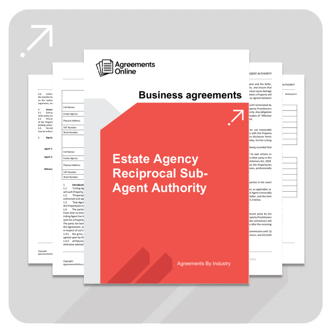 Real Estate Agency Reciprocal Sub-Agent Authority - South Africa