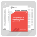 Transportation Agreement Template - Hazardous Goods - South Africa