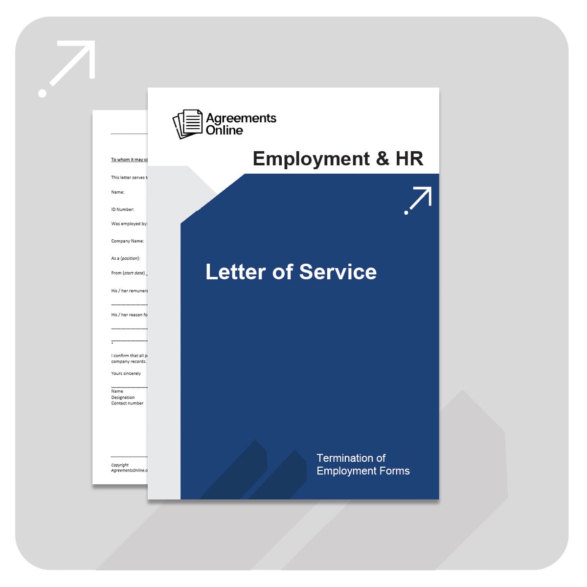 Letter Of Service