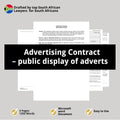Advertising Contract Template - South Africa
