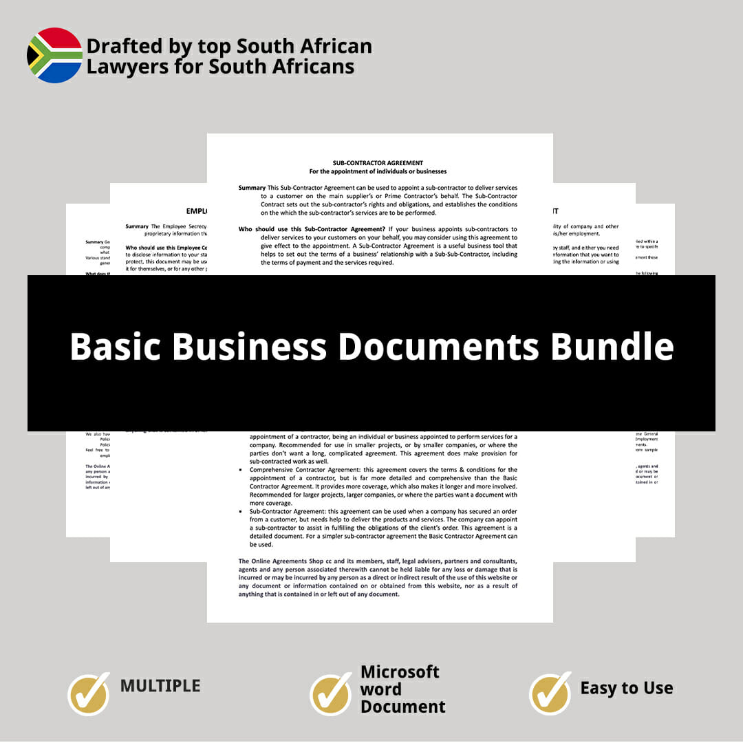 Basic Business Documents Bundle