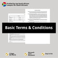 Company Terms & Conditions Template - Basic - South Africa