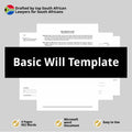 Basic Will Template South Africa