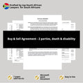 Buy & Sell Agreement - 2 Parties. Death & Disability