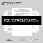 Cession and Assignment of Agreements Template South Africa Microsoft Word Doc 1