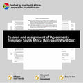 Cession and Assignment of Agreements Template - South Africa