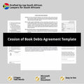Cession of Book Debts Template - South Africa