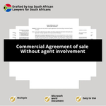 Commercial Agreement of sale Without agent involvement