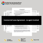 Commercial Lease Agreement no agent involved