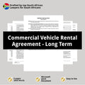 Commercial Vehicle Rental Agreement Template - Truck & Lorry - South Africa