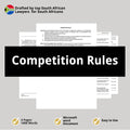Competition Rules Template - South Africa
