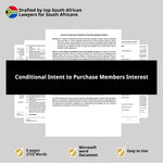Conditional Intent to Purchase Members Interest 1