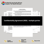 Confidentiality Agreement NDA multiple parties 1