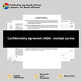 Non-Disclosure Agreement Template & Multi-Party Confidentiality - South Africa