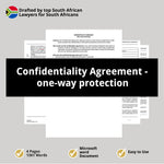 Confidentiality Agreement one way protection 1
