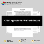 Credit Application Form Individuals 1