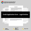 Credit Application Form Template - Corporate Customers - South Africa