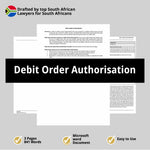 Debit Order Authorisation 1
