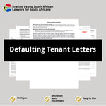 Defaulting Tenant Letters 1