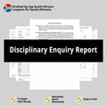 Disciplinary Enquiry Procedure Template - South Africa