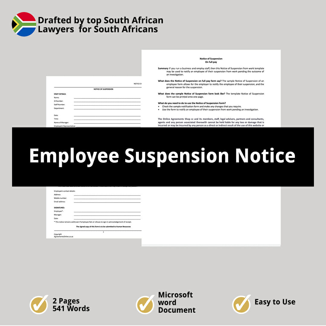 Employee Suspension Notice 1