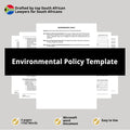 Environmental Policy Template - South Africa