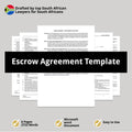 Escrow Agreement South Africa - Template
