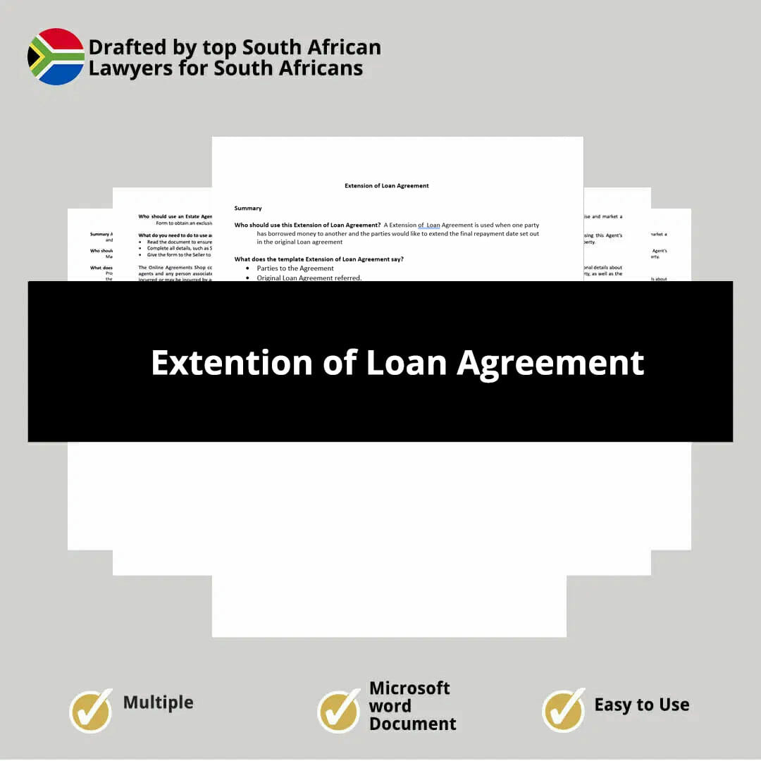 Extension of Loan Agreement