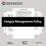 Fatigue Management Policy 1