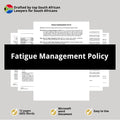 Fatigue Management Policy Template - South Africa