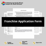 Franchise Application Form 1
