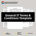 General IT Terms Conditions Template 1