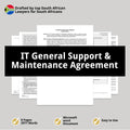 IT Support Agreement Template - South Africa
