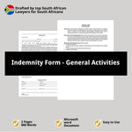 Indemnity Form General Activities 1