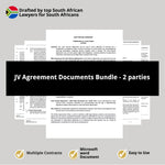 JV Agreement Documents Bundle 2 parties 1