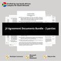 JV Agreement Documents Bundle - 2 parties