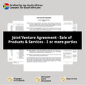 Joint Venture Agreement Template - 3 or more Parties, Joint Sale of Products and Services - South Africa