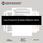 Lease of Property for the Display of Billboards Adverts 1