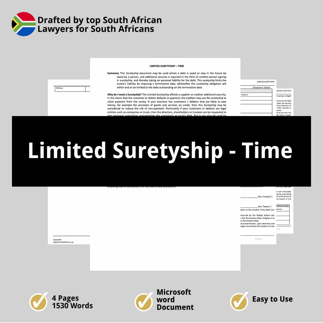 Limited Suretyship Time 1