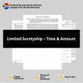 Limited Surety Template - Time and Amount - South Africa