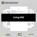 Living Will Template - South Africa