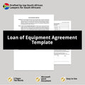 Loan of Equipment Agreement Template - South Africa
