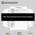 MOI - Short Standard Form for Private Companies