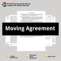 Moving Agreement Template - South Africa