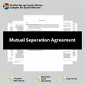Mutual Separation Agreement Template - South Africa
