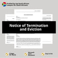 Notice of Termination and Eviction Template - South Africa