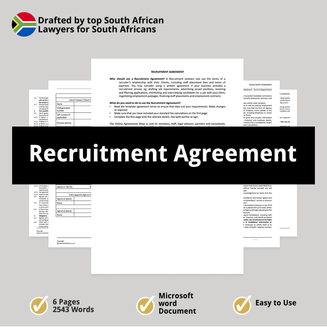 Recruitment Agreement 1